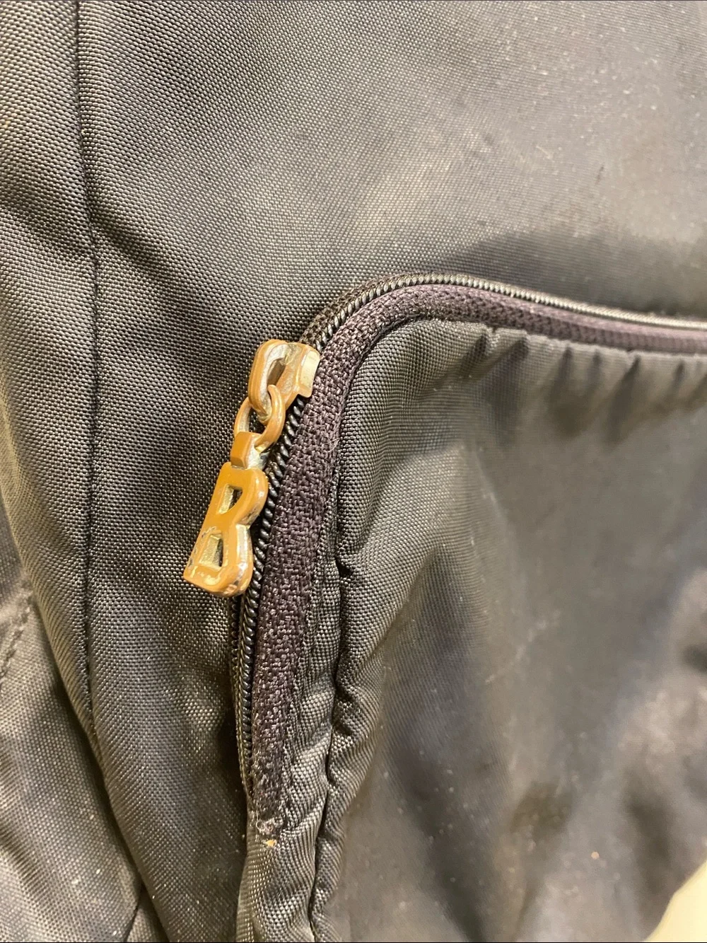 BOGNER Handmade Black Compact Nylon Backpack